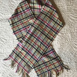 Coach multi color Wool & Cashmere scarf